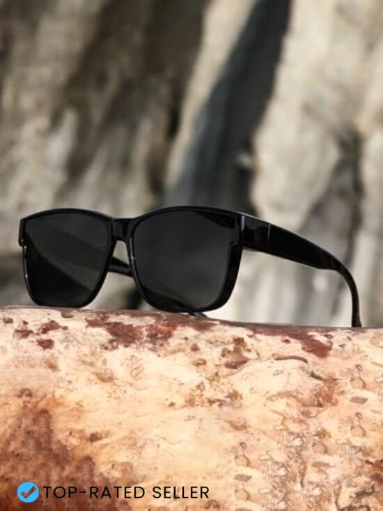 Oversized Fit Over Glasses Sunglasses Trendy Polarized UV Protection Driving main image 4